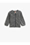 Zippered Basic Cardigan