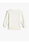 Sweatshirt Ice Skating Sequined Embroidered Glitter Raised Cotton - 2