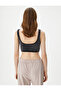 Velvet Pajama Top Crop U Neck Soft Textured - 4