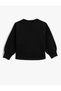 Teddy Bear Printed Sweatshirt Cotton Crew Neck Long Sleeve - 2