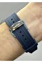 Men's Wristwatch with Navy Blue Silicone Cord Function - 5