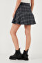 Checkered Flounce Mini Winter Skirt Skirt 611Et00176W4 - 6