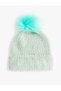 Plush Beanie with Soft Texture and Pompom Detail