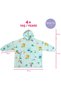 Milk&Moo Little Jungle Wearable Blanket Hoodie Kid Boys Girls Green - 6