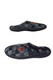 Unisex Grey-Black Square Pattern Orthopedic Sole Indoor Daily Slippers Gezrr98-1023