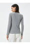 Long Sleeve T-Shirt Crew Neck Two Piece Look - 4