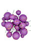 Cake Top Ball Ornament Mix Purple Ball (20 Pieces)