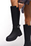 Ienweth Women's Boots 00121907 Matte Black - 5