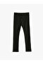 Leggings with Elastic Waist Zipper Detail - 2