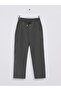 Elastic Waist Double Pocket Trousers with Lace Detail - Smoked