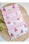 Watermelon Set of 7 Single Layer Muslin Baby Mouth Wipes