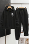 Nature Blossom Printed Children's Comfortable Tracksuit Set - 2