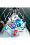 Anemoss Crab Patterned Fiber Filled Cotton Square Pillow - 6
