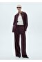 Pinstripe Pleated Trousers - 2