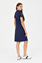 Women's Navy Blue Knitted Dress 50262696-Vr033 - 5