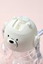 We Bare Bears Licensed Polar Bear Figure Plastic Water Bottle – Children's Water Bottle with Strap and Straw 600 ml - 2