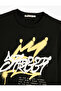 Sweatshirt Crew Neck Graffiti Printed Long Sleeve Raised - 3