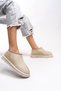 Giselsaria Women's Short Comfortable Boots 00121020 Beige - 3