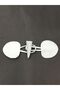 Leather Unit Shepherd Button Set White 2 Pieces - 2