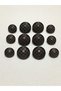 Blazer Jacket Button Pyramid Pattern Set Brown Color - 8