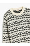 Knitwear Sweater Patterned Crew Neck Long Sleeve - 3
