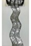 Silver Sequin Strip / 1 Meter - 6