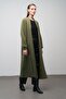 Long Casual Knitwear Cardigan Haki̇ 8245 - 3
