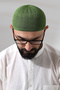 Pistachio Green Sapphire Lace Detailed Knitted Prayer Skull - 4