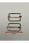 Bag Slider / Adjustment Buckle / Set of 2 / 3 Cm Silver - 4