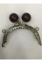 Bag and Wallet Clip Oval 20 Cm Model with Pearls - 2