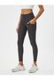 Sports Leggings Side Pocket Detailed High Waist Slim Fit - 3