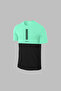 Men's Water Green Dri-Fit Unprinted Round Neck Short Sleeve T-Shirt Shorts Bottom Top Set (S-3Xl) - 2