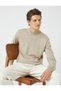 Basic Knitwear Sweater Half Turtleneck Long Sleeve