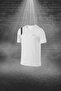 Men's White Dri-Fit Fabric Comfortable Pocket Crew Neck T-Shirt Shorts Two-Piece Bottom Top Set for Running (S -3Xl - 2