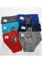 0138 BOY MIXED COLORED SLIP PANTIES 6 PIECES