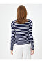 Knitwear Cardigan Gold Buttoned Ribbed Crew Neck - 4