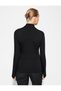 Long Sleeve Snow T-Shirt Stand Collar Half Zip - 4