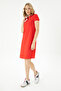 Women's Red Knitted Dress 50262672-Vr030