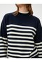 Half Turtleneck Oversize Knitwear Sweater - 5