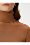 Turtleneck Sweater Basic Ribbed - 5