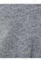 Knitted Sweater Polo Neck with Side Slit Detail - 6