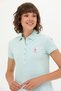 Women's Aqua Green Knitted Dress 50262672-Vr083 - 2