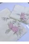 Hazangulu Bouquet Model Mother and Daughter Dowry Embroidery Cream Colored Towel - 4