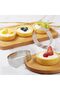 Narkalıp Round Hole Tart Mold 10 cm 4 Pieces - 3
