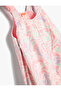 Baby Girl Pink Patterned Coat - 4