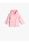 Hooded Coat Pocket Wind Cover Snap Closure - 3