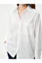 Oversize Shirt Long Sleeve Buttoned Pocket - 5