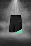 Plus Size Men's Black Dri-Fit Comfortable Pocket Crew Neck T-Shirt Shorts Two-Piece Bottom for Walking and Running - 3