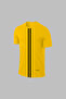 Plus Size Men's Yellow Dri-Fit Unprinted Comfortable T-Shirt Shorts Bottom Top Two-Piece Set (4Xl-10Xl) - 2