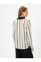 Long Sleeve Shirt with Color Contrast Classic Collar - 4